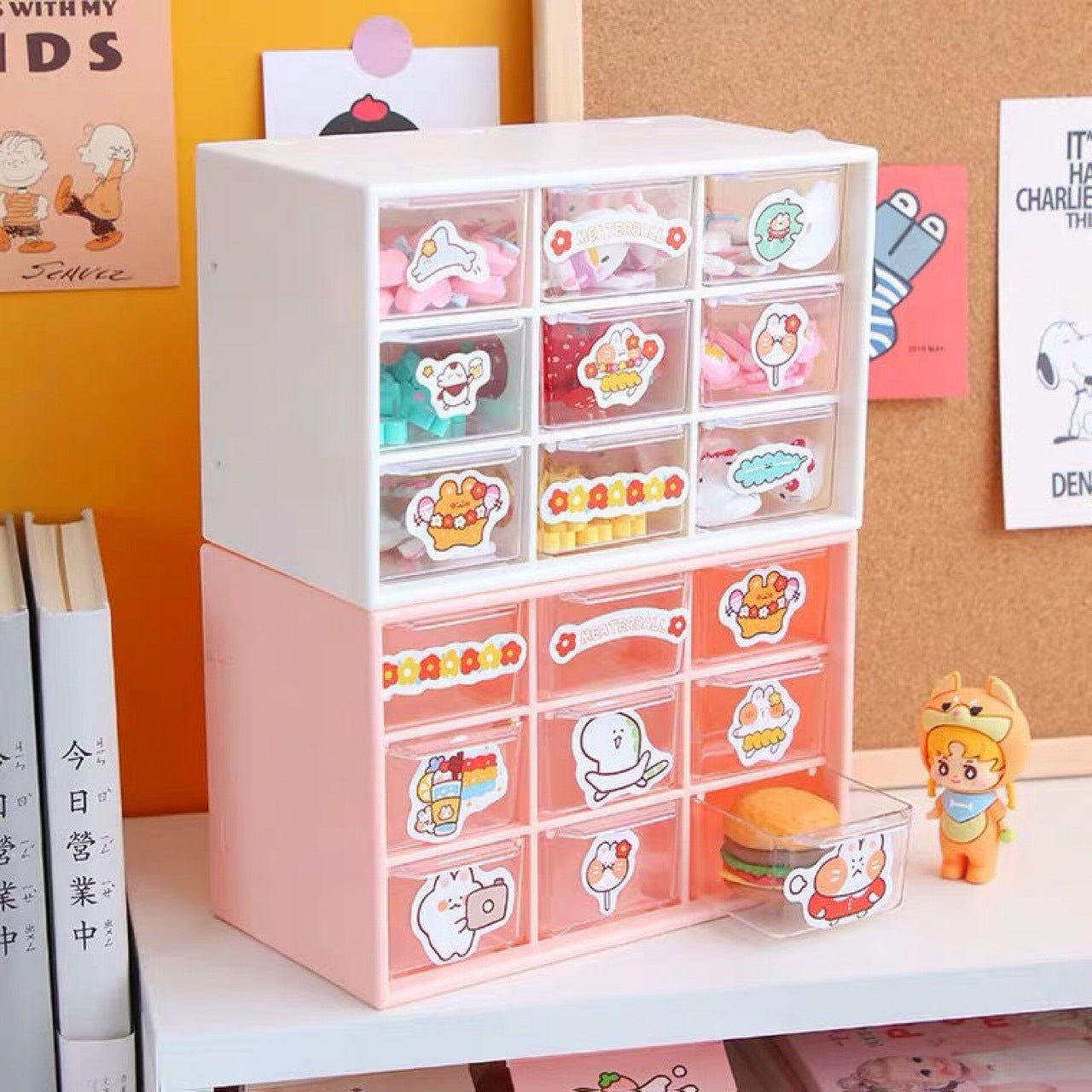 9 Drawer Container，jewelry collection box