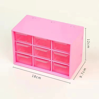 9 Drawer Container，jewelry collection box