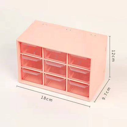 9 Drawer Container，jewelry collection box
