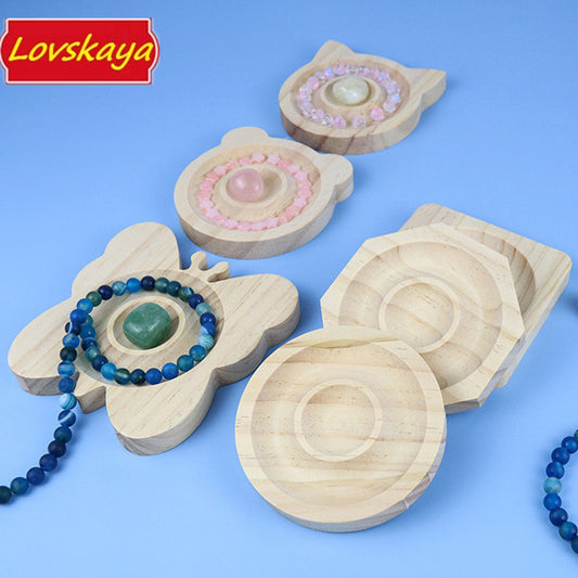 Wood Bracelet Tray,Board,Bead Bracelet Diy Tools,Bracelet Display Tray