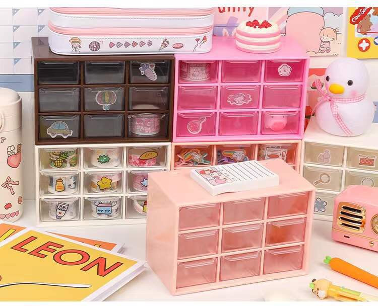 9 Drawer Container，jewelry collection box
