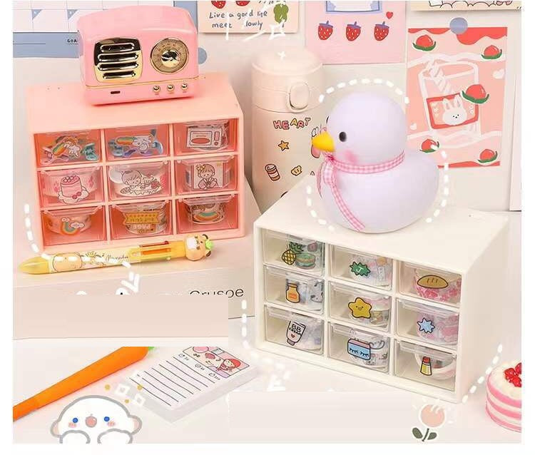 9 Drawer Container，jewelry collection box