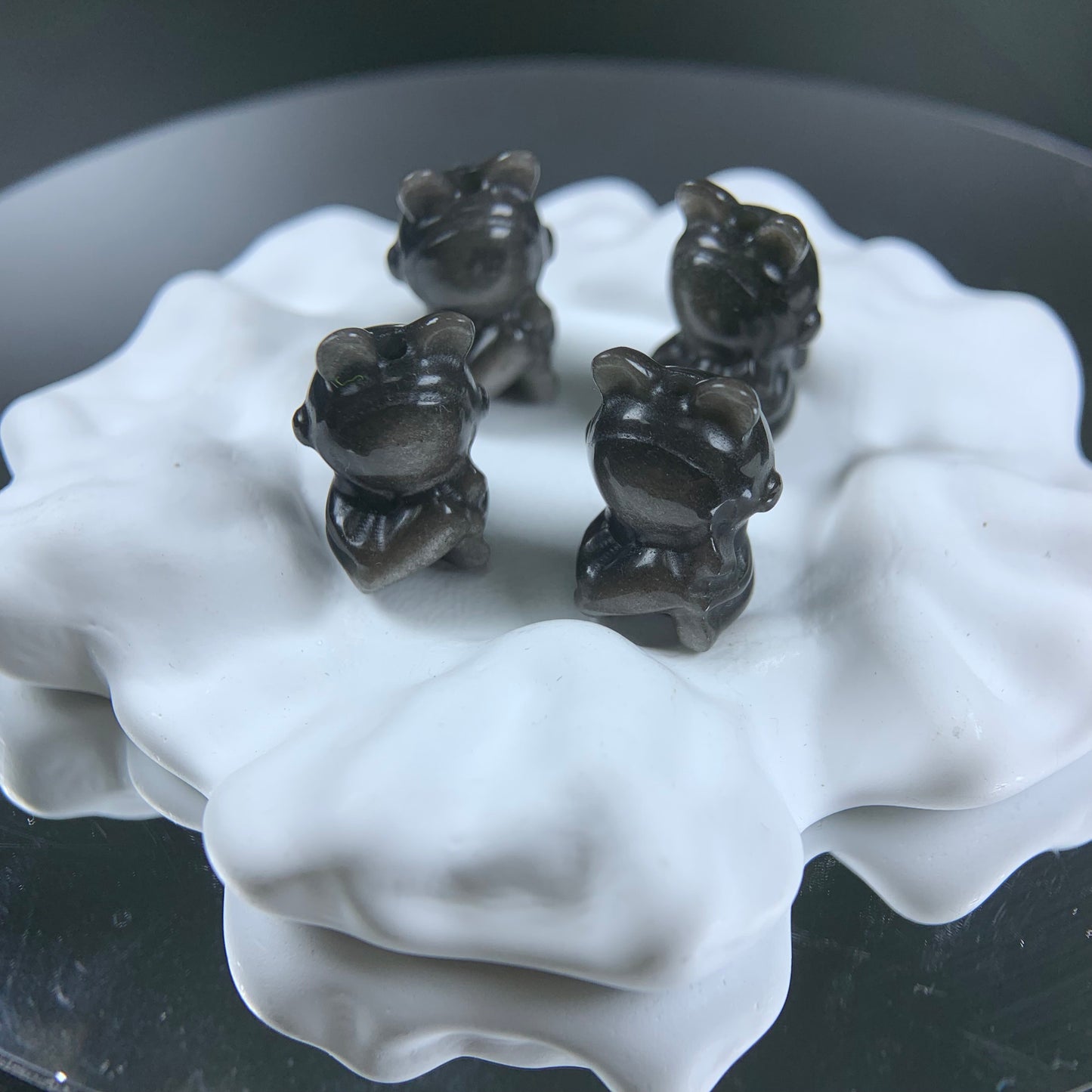 H Lovskaya Crystal Charm，Spacer Carving