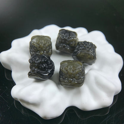 H Lovskaya Crystal Charm，Spacer Carving