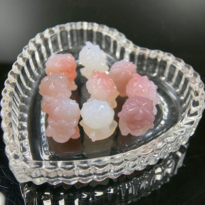 H Lovskaya Crystal Charm，Spacer Carving