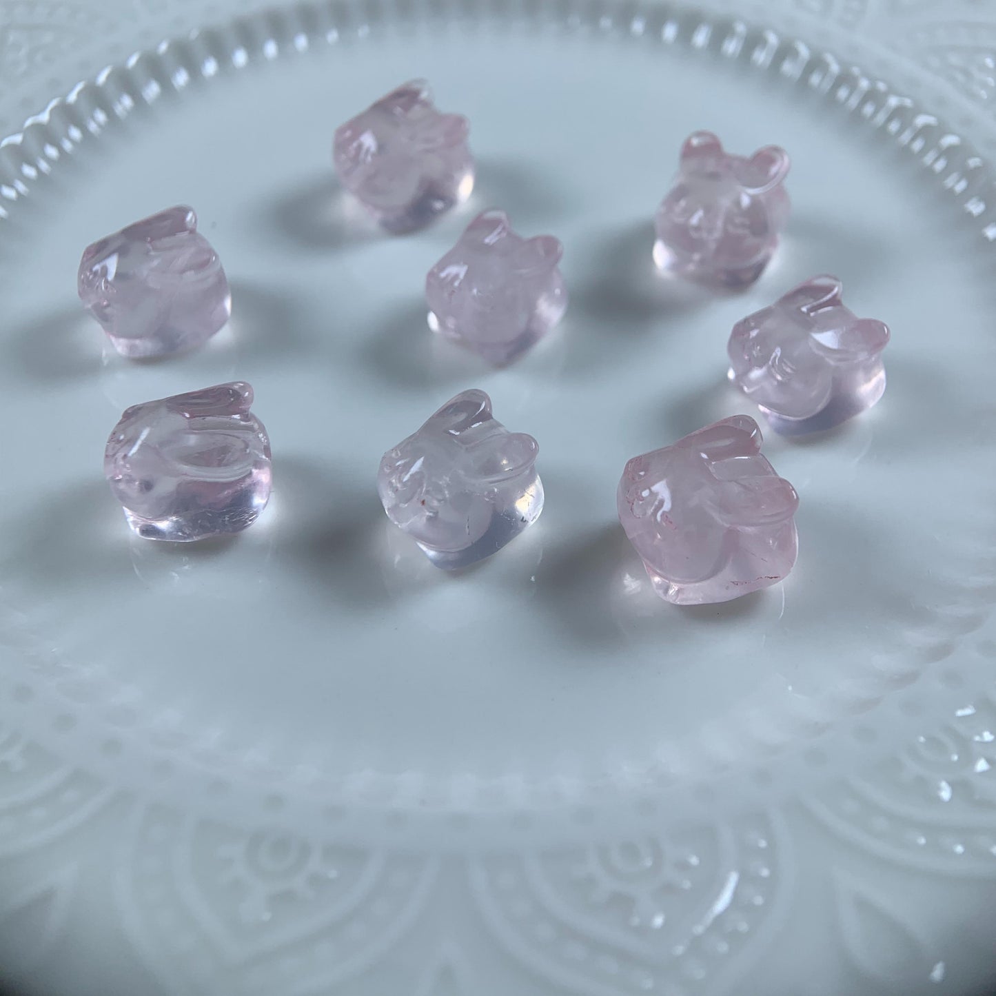 H Lovskaya Crystal Charm，Spacer Carving