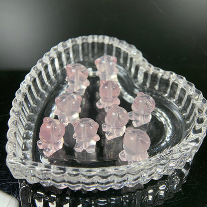 H Lovskaya Crystal Charm，Spacer Carving
