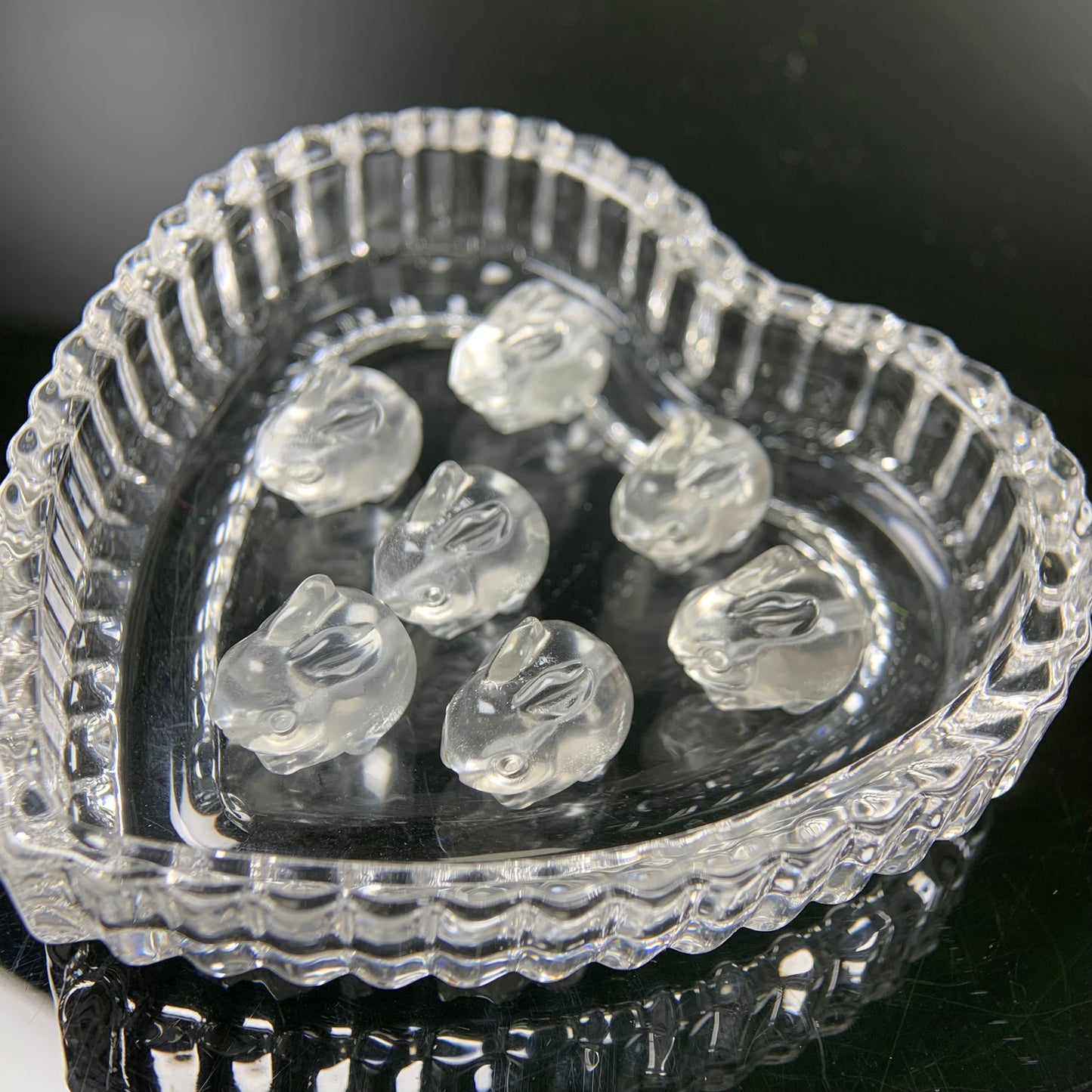 H Lovskaya Crystal Charm，Spacer Carving