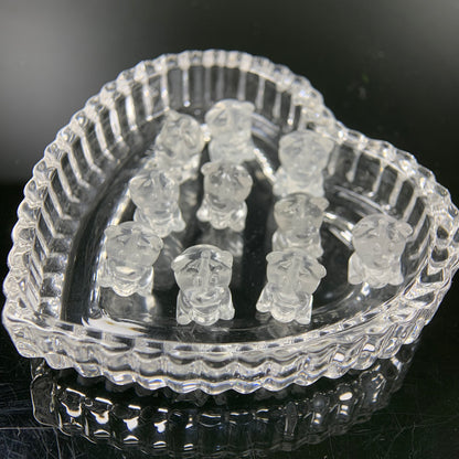 H Lovskaya Crystal Charm，Spacer Carving