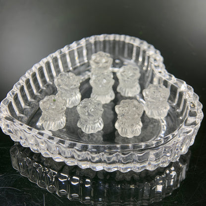 H Lovskaya Crystal Charm，Spacer Carving